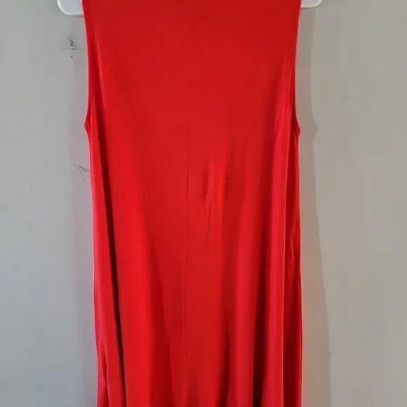 asos Petite Red Casual Midi Dress - Picture 14 of 15